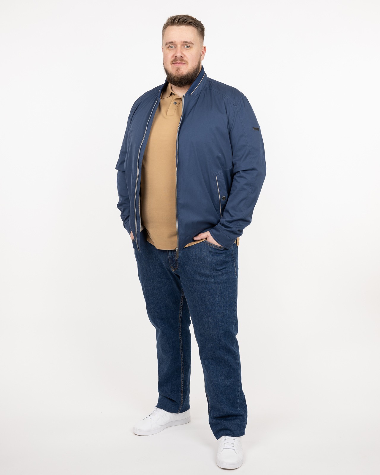 Polo Pallas grande taille beige