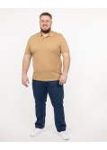 Polo Pallas grande taille beige