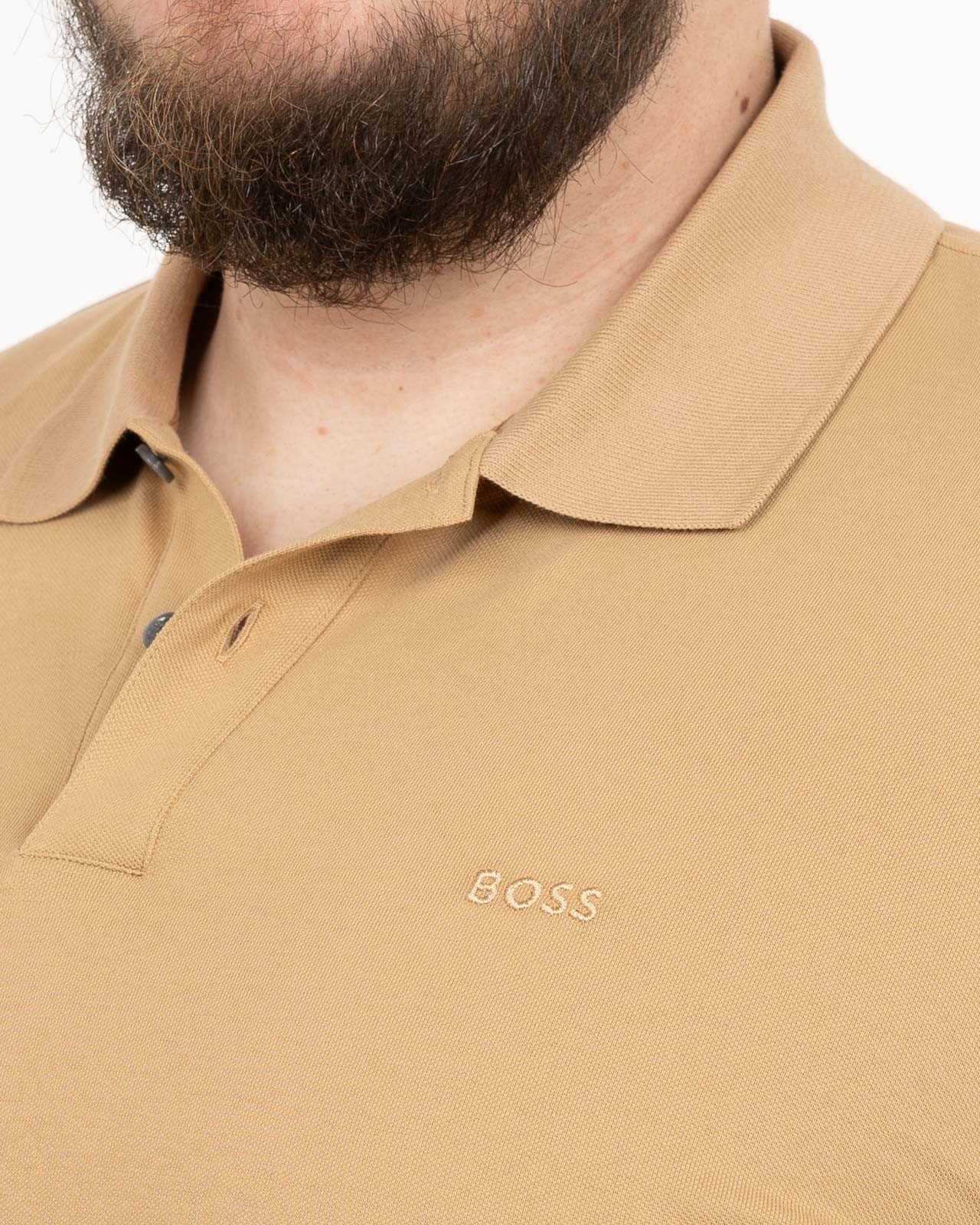 Polo Pallas grande taille beige