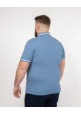 Polo Paddy grande taille bleu