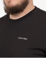 T-shirt interlock grande taille noir