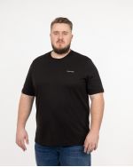T-shirt interlock grande taille noir