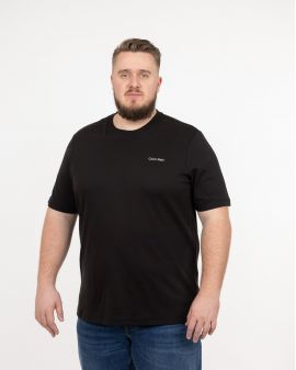 T-shirt interlock grande taille noir