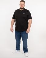 T-shirt interlock grande taille noir