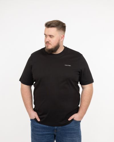 T-shirt interlock grande taille noir