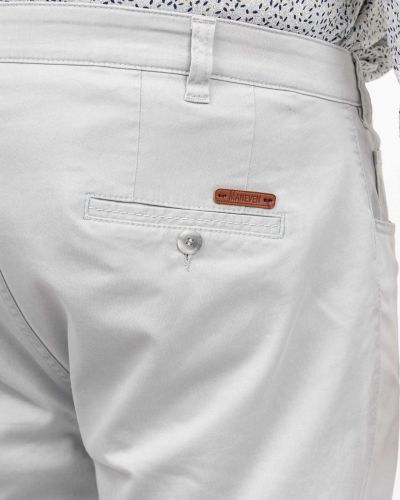 Pantalon chino grande taille gris clair