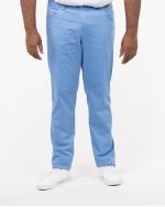 Pantalon chino grande taille bleu clair