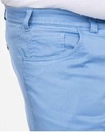 Pantalon chino grande taille bleu clair