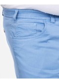 Pantalon chino grande taille bleu clair