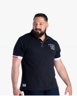 Polo piqué grande taille bleu marine