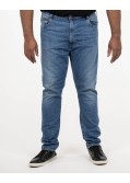 Jean 512 slim grande taille bleu délavé