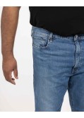 Jean 512 slim grande taille bleu délavé
