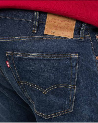 Jean 501 grande taille bleu foncé