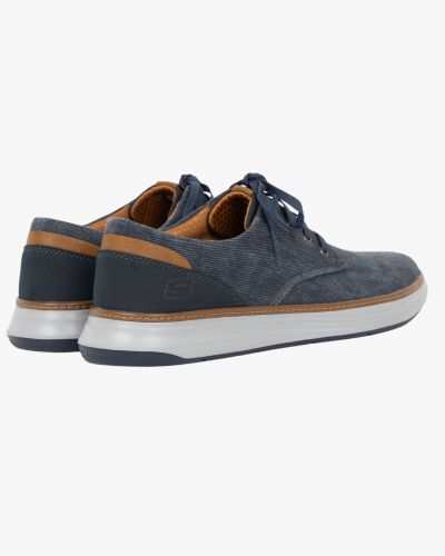 Chaussures Moreno Ederson en toile grande taille bleu marine