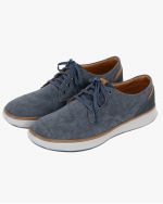 Chaussures Moreno Ederson en toile grande taille bleu marine