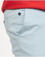 Pantalon chino oxford grande taille bleu