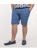 Short chino grande taille bleu ciel