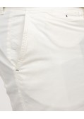 Short chino twill grande taille blanc cassé