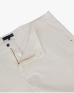 Short chino twill grande taille blanc cassé