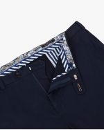 Pantalon chino grande taille bleu marine