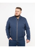 Blouson teddy grande taille bleu