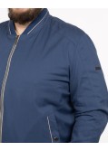 Blouson teddy grande taille bleu
