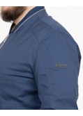 Blouson teddy grande taille bleu