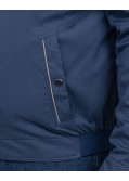 Blouson teddy grande taille bleu