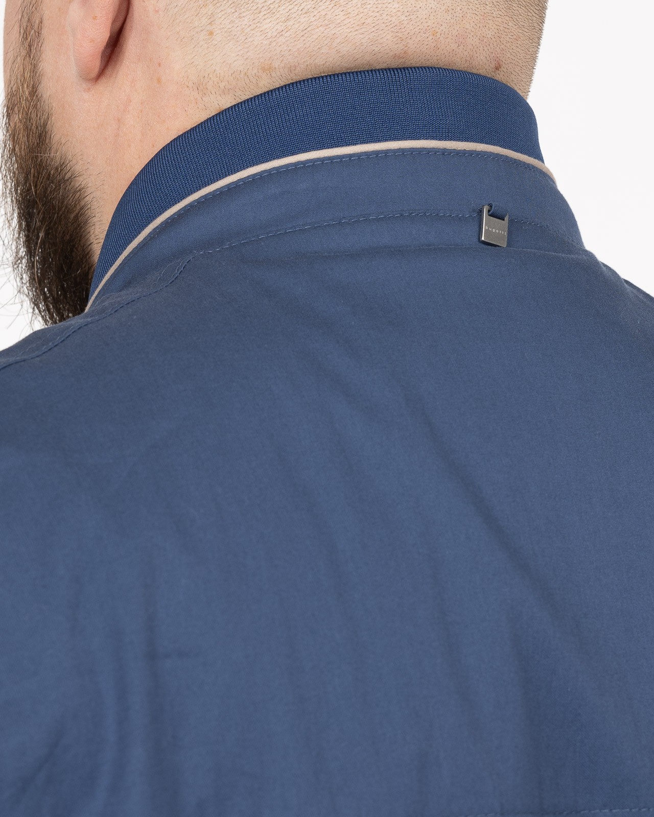 Blouson teddy grande taille bleu