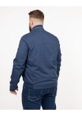 Blouson teddy grande taille bleu