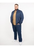 Blouson teddy grande taille bleu