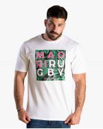 T-shirt Maori grande taille blanc