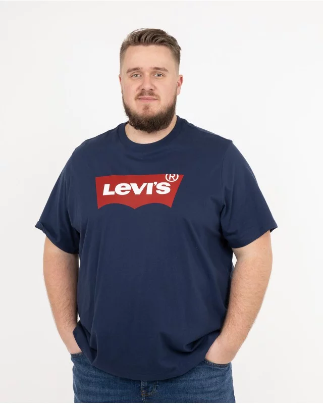 T-shirt grande taille bleu marine