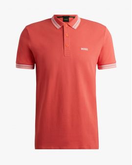 Polo Paddy grande taille rouge