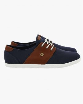 Sneakers Cypress en toile grande taille bleu marine