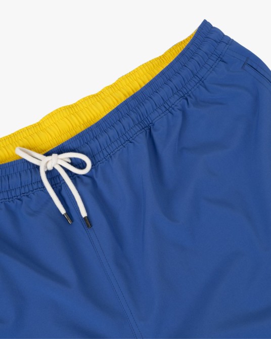 Short de bain grande taille bleu