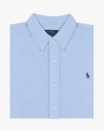 Chemise en maille grande taille bleu ciel