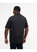 Polo piqué oxford grande taille anthracite