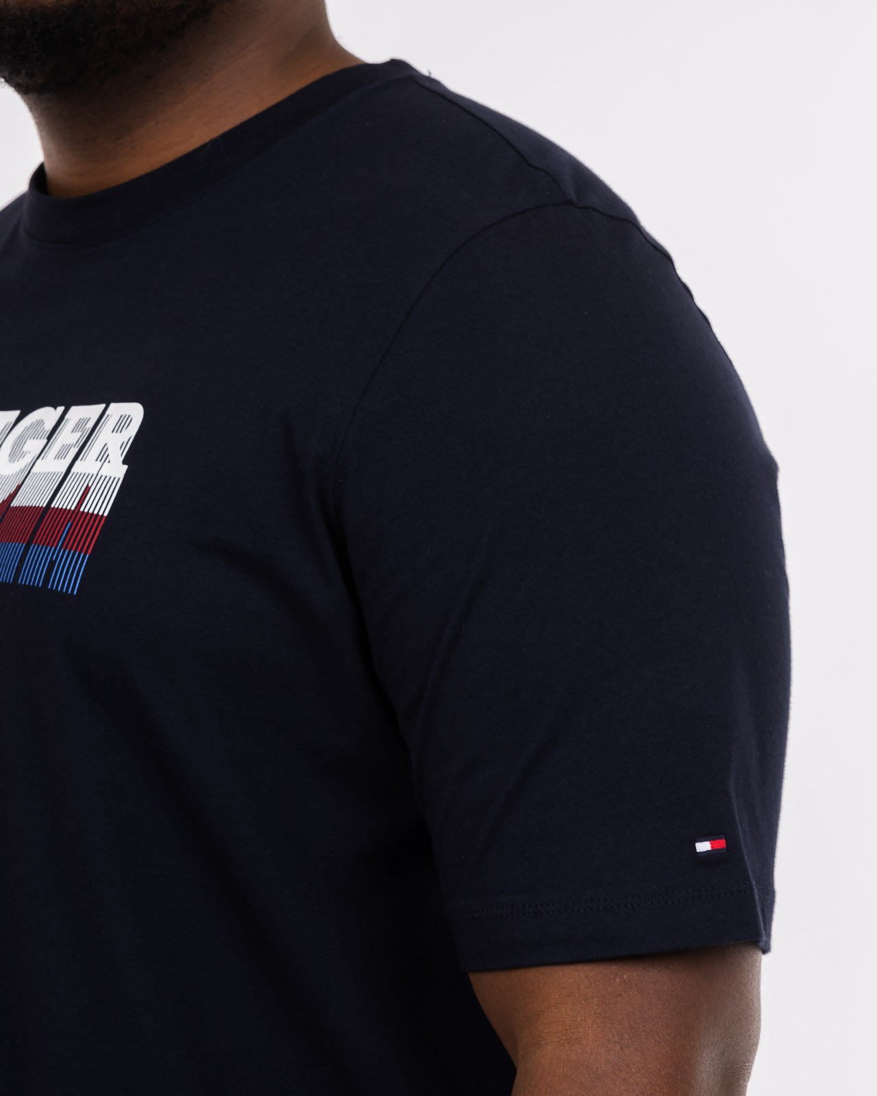 T-shirt grande taille bleu