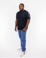 T-shirt jersey grande taille bleu marine