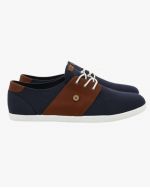 Sneakers Cypress en toile grande taille bleu marine