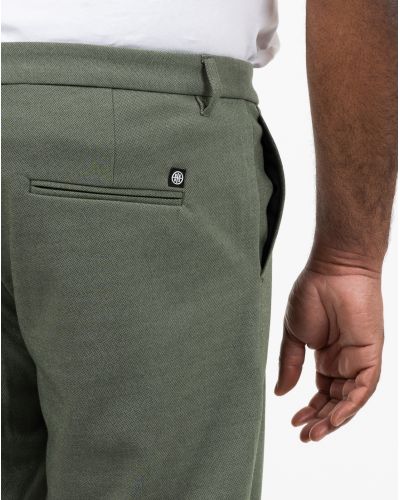 Pantalon de ville grande taille vert clair