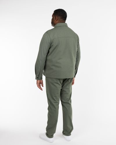 Pantalon de ville grande taille vert clair