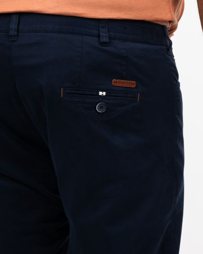 Pantalon chino twill grande taille bleu marine