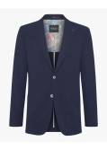Veste seersucker pour homme grand bleu marine
