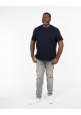 T-shirt grande taille bleu marine