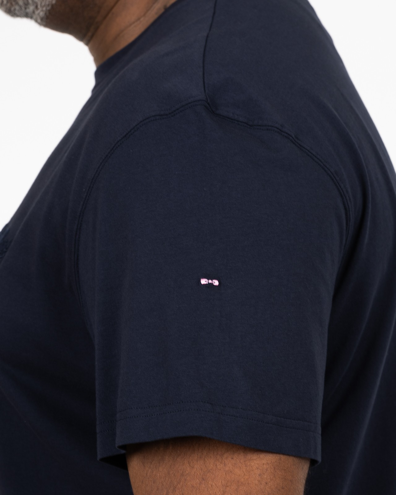 T-shirt grande taille bleu marine