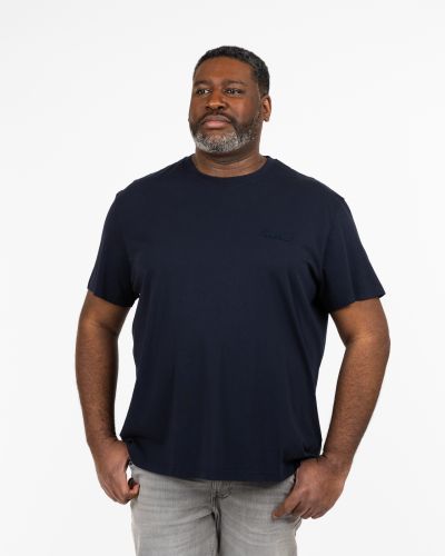 T-shirt grande taille bleu marine