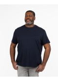 T-shirt grande taille bleu marine