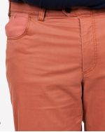 Pantalon chino twill grande taille rouge